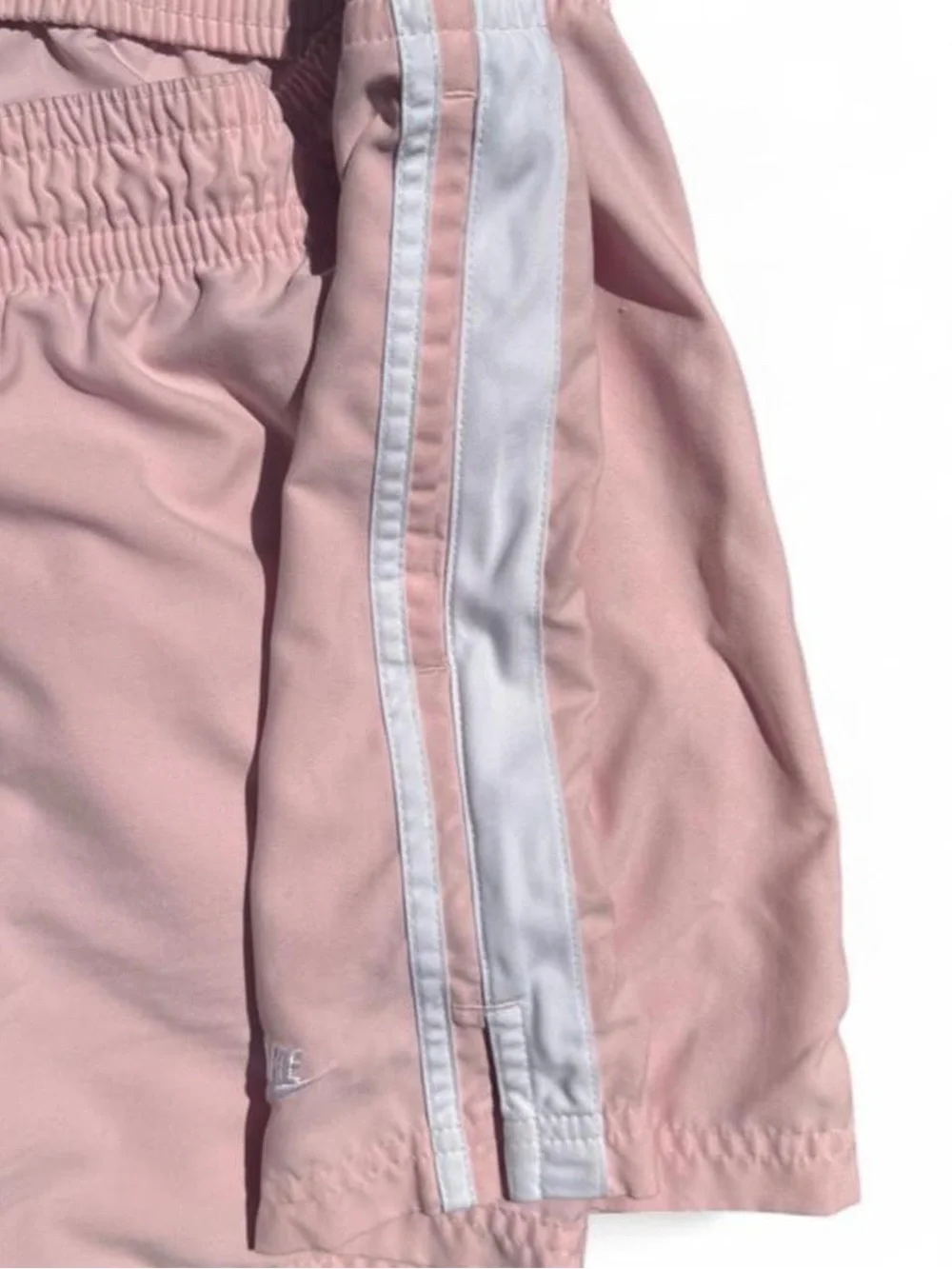 Nike Pink & White Vintage Athletic Shorts